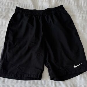 Nike Black Sports Shorts with Logo